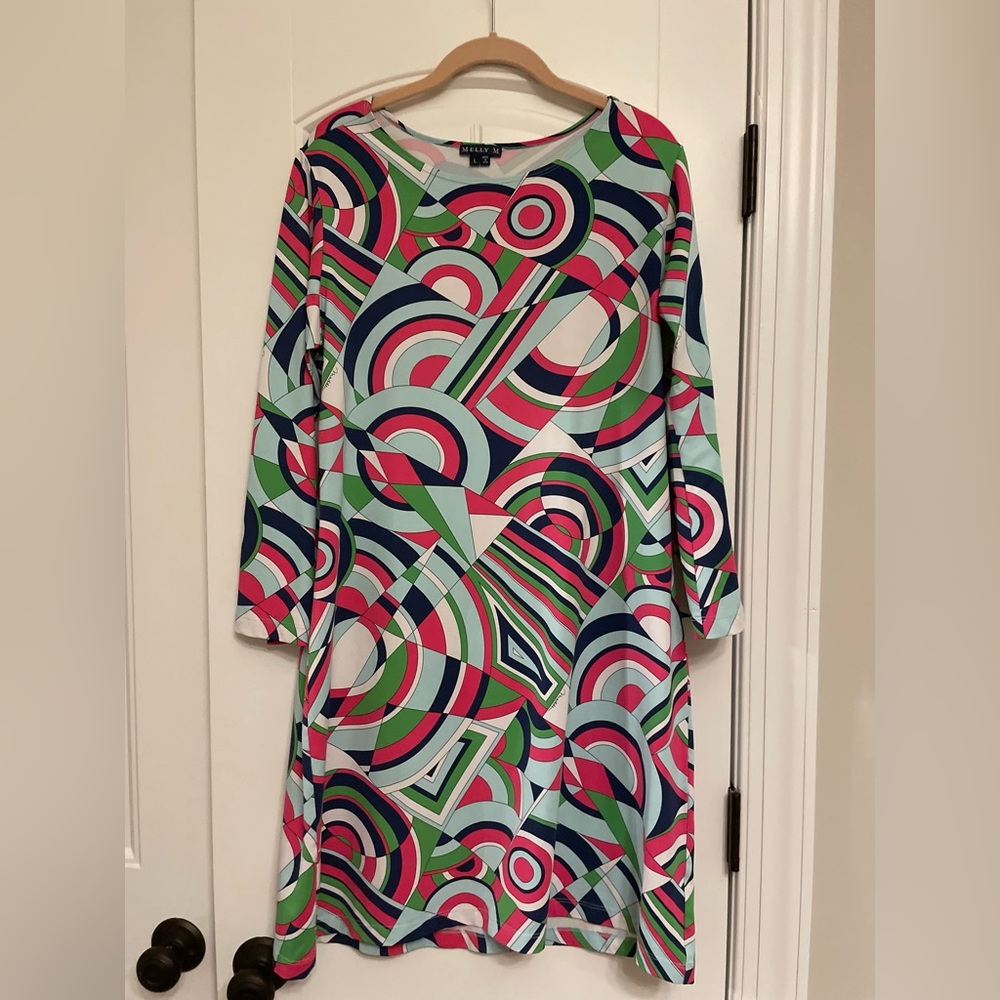 Melly M shift dress size large EUC